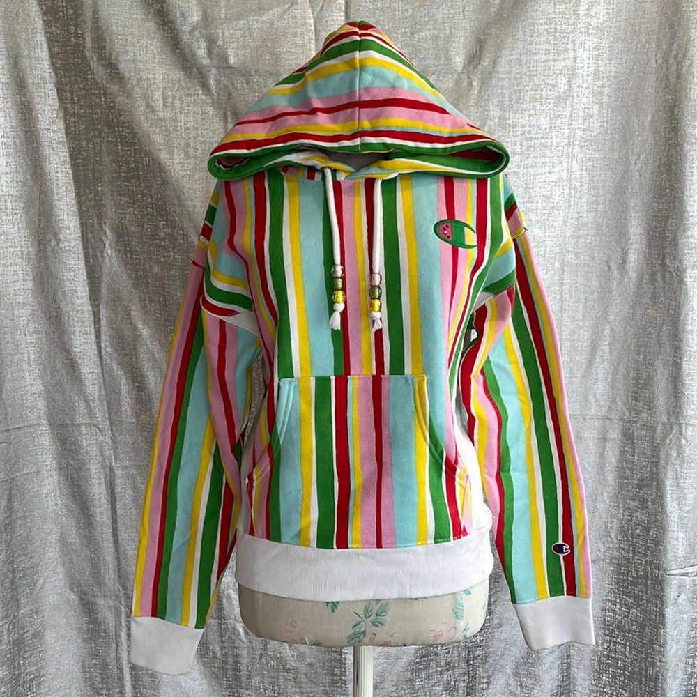 Champion Stripped Hoodie